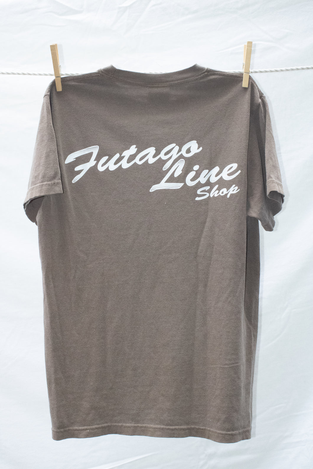 Brown Futago Script Logo