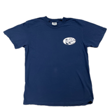 Load image into Gallery viewer, Navy Futago Gentle Bubble Logo Shirt
