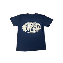 Load image into Gallery viewer, Navy Futago Gentle Bubble Logo Shirt
